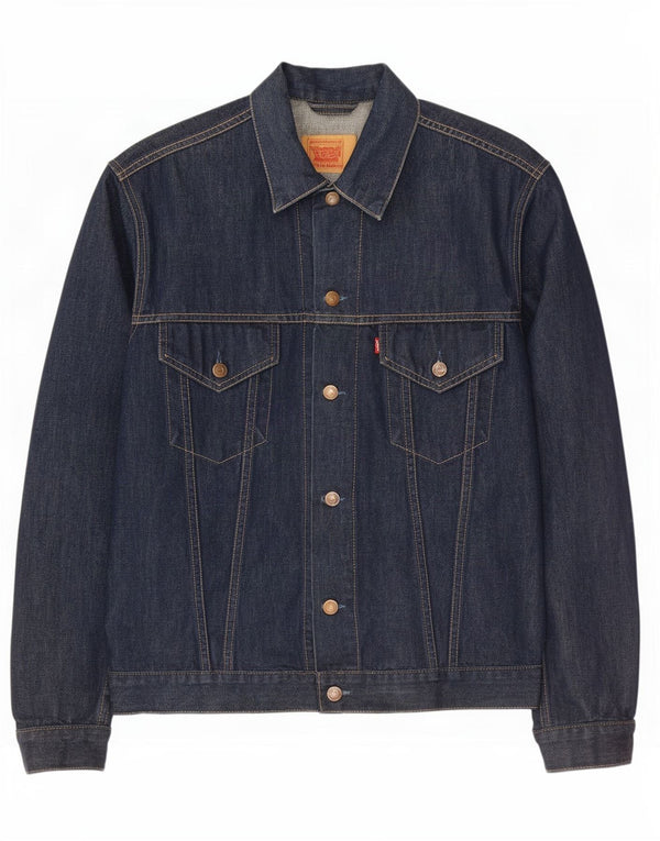 Levi's muška traper jakna UK 44 2XL tamnoplavi pamuk