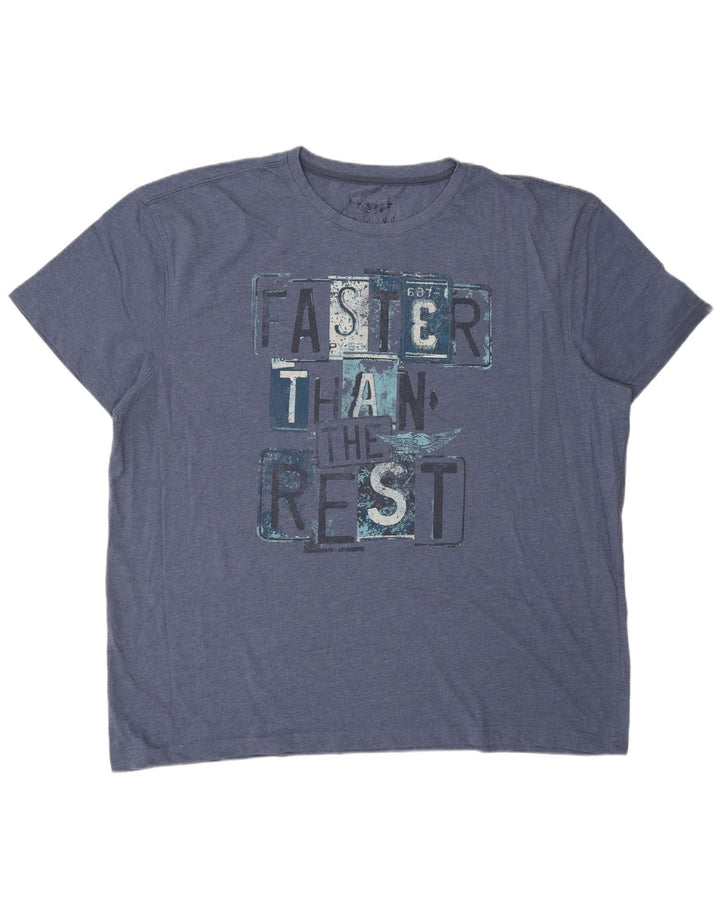 ARIZONA Muška majica kratkih rukava s grafičkim motivima 3XL tamnoplavi pamuk