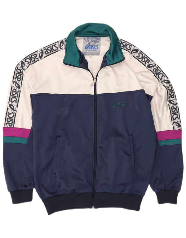 ASICS muška gornja jakna trenirke IT 52 Large tamnoplava boja