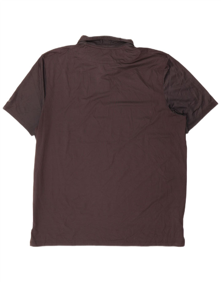 Oakley muška polo majica 2XL crni prugasti poliester