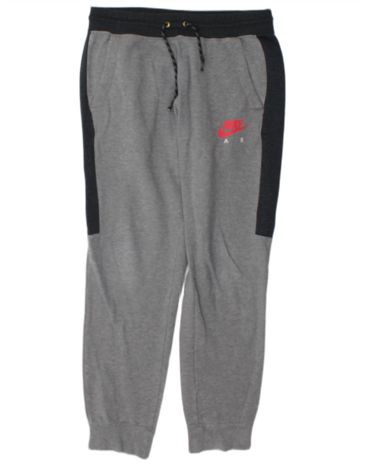 Nike muške trenirke Hlače Joggers srednje sive boje, pamuk
