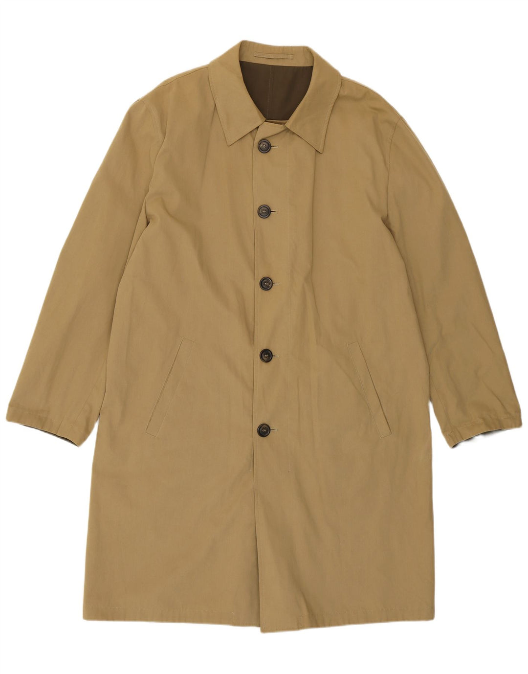 Ermenegildo Zegna muški mekani gornji kaput IT 54 2XL kaki poliester