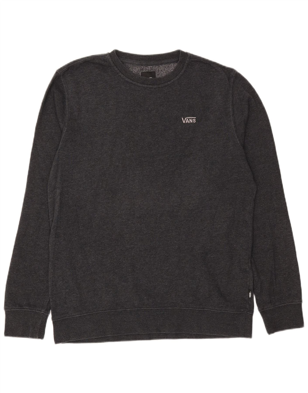 VANS Mens Sweatshirt Jumper Small Grey Cotton