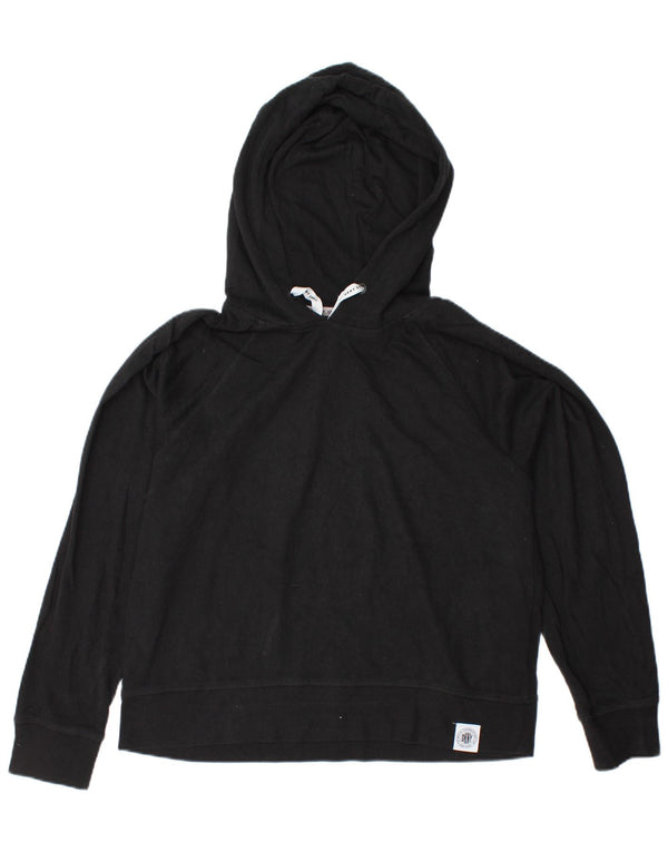 DKNY Ženska majica s kapuljačom UK 14 Srednji crni pamuk
