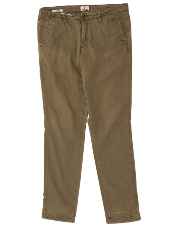 Jack & Jones muške Marco Slim Chino hlače W32 L32 Kaki pamuk