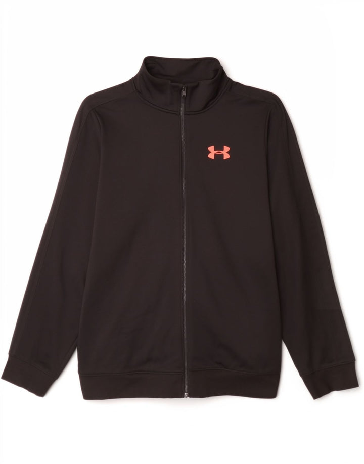 Under Armour Boys Gornja jakna trenirke 14-15 godina XL crni poliester