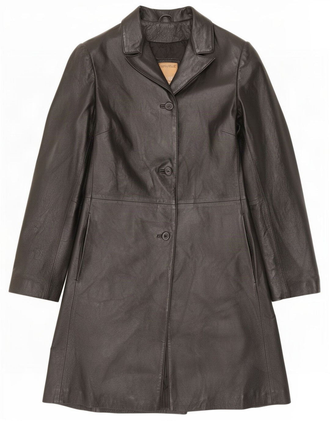 Conbipel ženski kožni kaput IT 42 Medium Black Classic