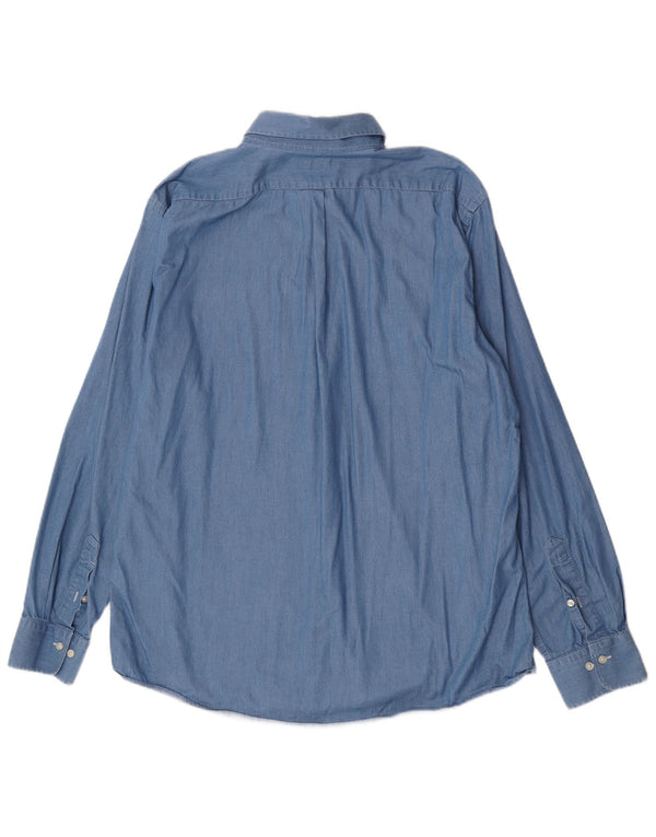 Ralph Lauren muška košulja veličina 44 17 1/2 XL plavi pamuk
