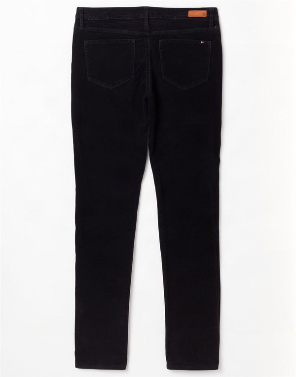 Tommy Hilfiger Ženske uske hlače od samta US 6 W28 L31 tamnoplave