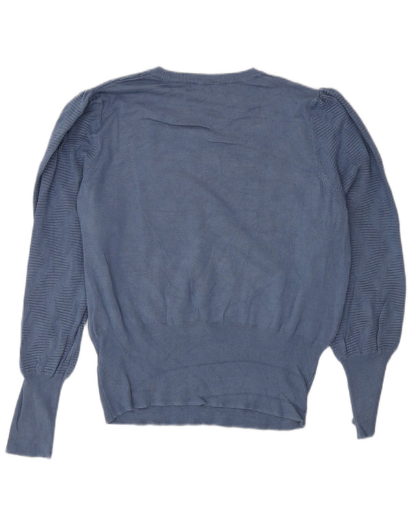 Marks & Spencer ženski džemper s okruglim izrezom UK 16 Large Blue