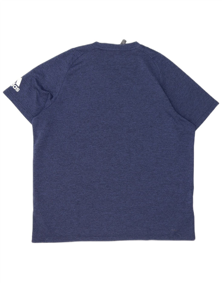 Adidas muška majica kratkih rukava XL tamnoplavi poliester