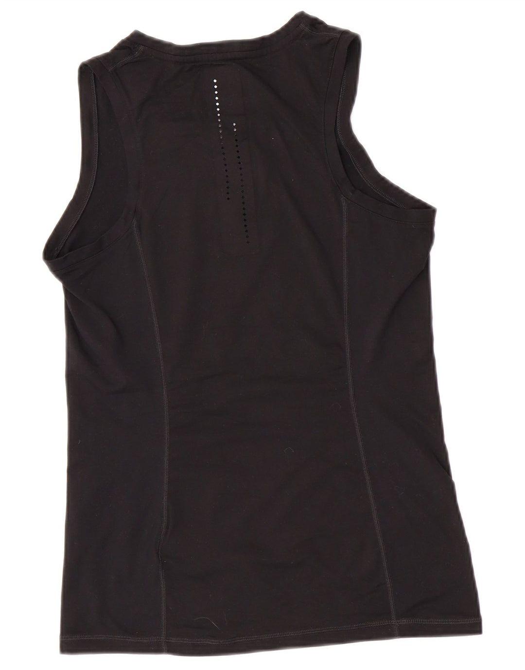 Nike Ženski Dri Fit Graphic Vest Top UK 12 Srednji crni poliester