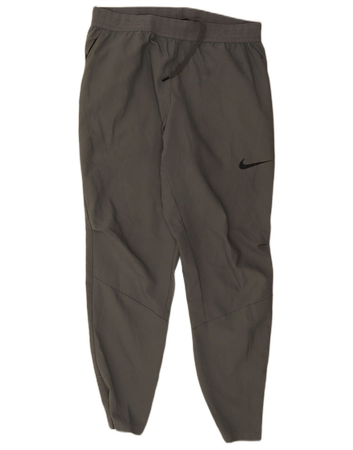 Nike muške Dri Fit hlače za trenirku srednje sive boje od poliestera