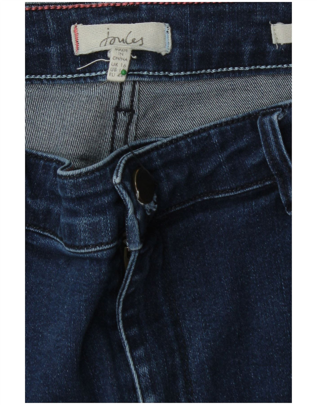 JOULES Ženske uske traperice UK 16 Large W32 L29 Plavi pamuk