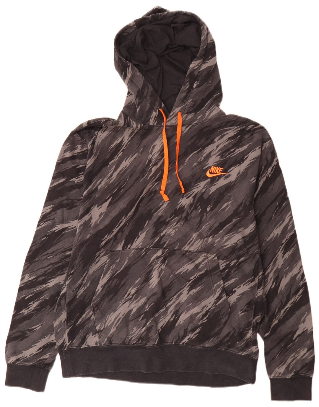 Nike muška majica s kapuljačom srednje siva kamuflažna boja
