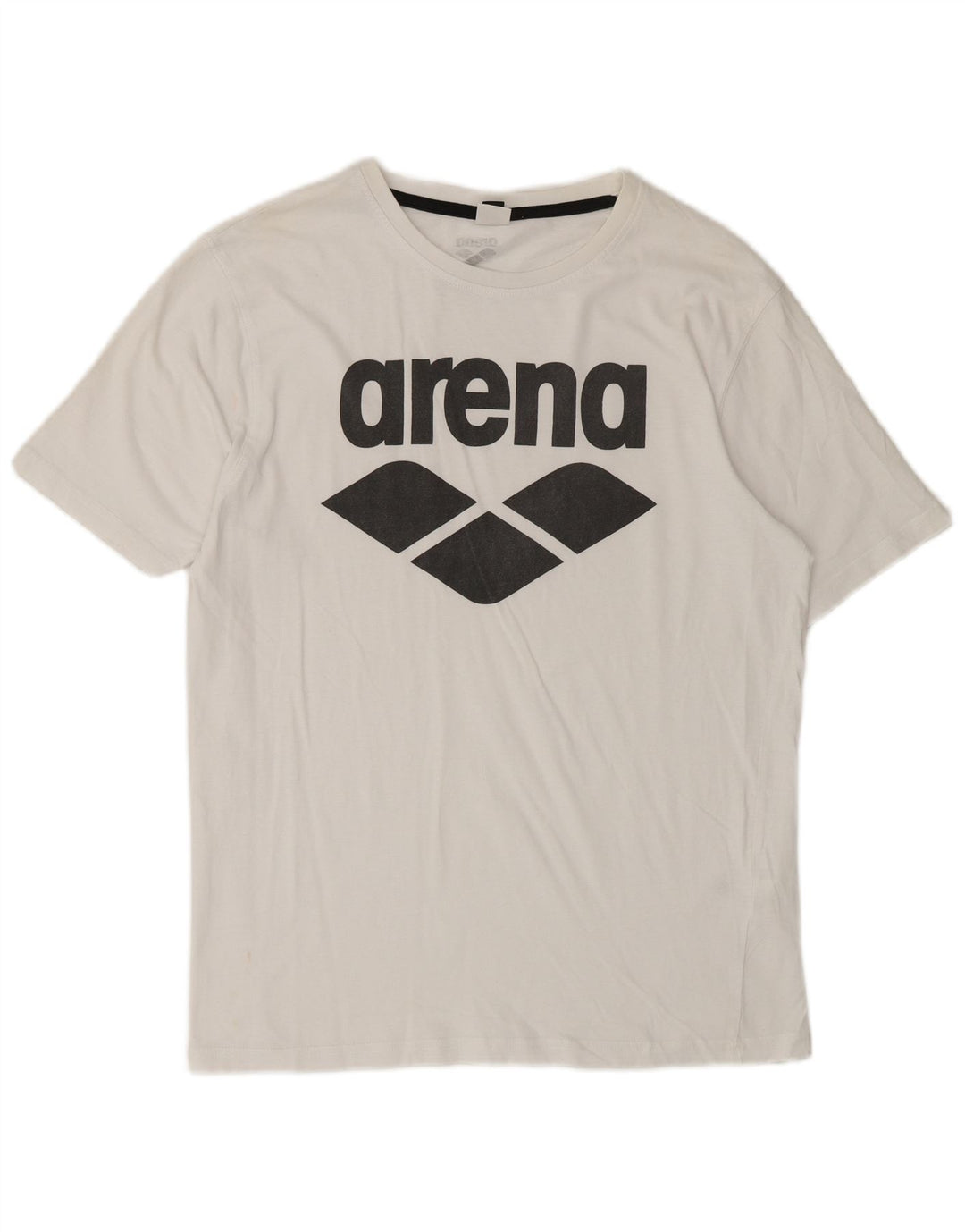 Arena muška majica kratkih rukava srednje veličine, bijeli pamuk