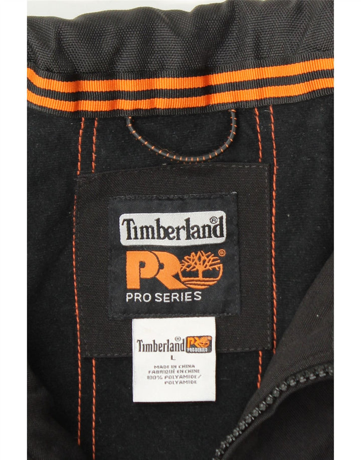 Timberland muška vjetrovka jakna UK 40 veliki crni poliester u boji