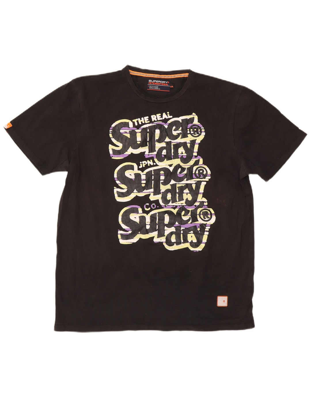 SUPERDRY muška majica s grafičkim motivima 2XL crna