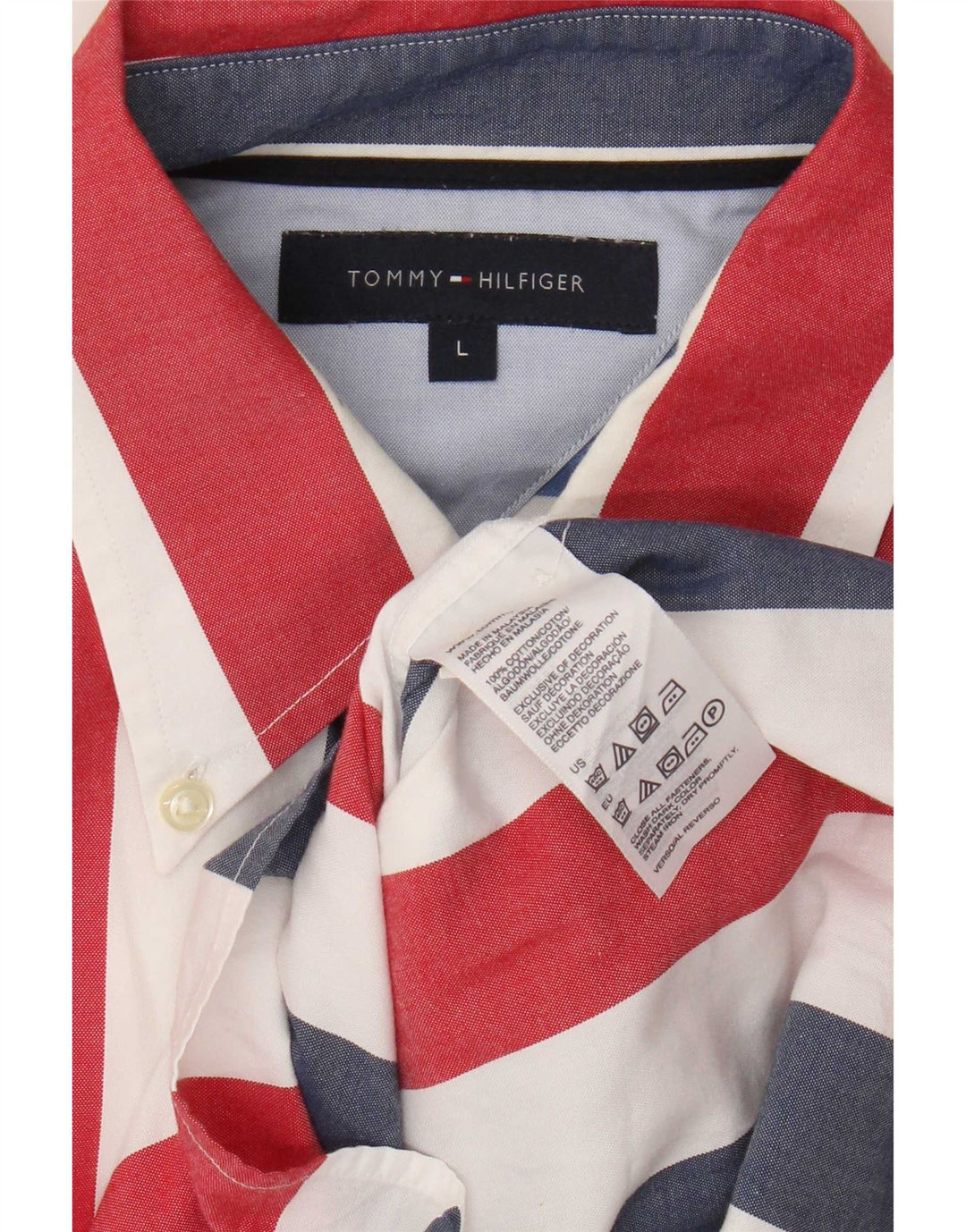 Tommy Hilfiger muška košulja na velike raznobojne pruge
