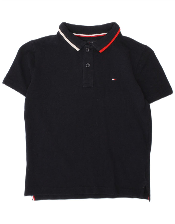 TOMMY HILFIGER Polo majica za dječake 7-8 godina tamnoplavi pamuk