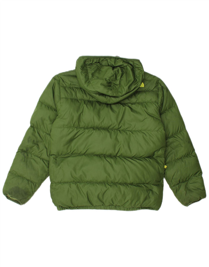 The North Face Boys Reverzibilna jakna s kapuljačom 10-11 godina, srednje zelena