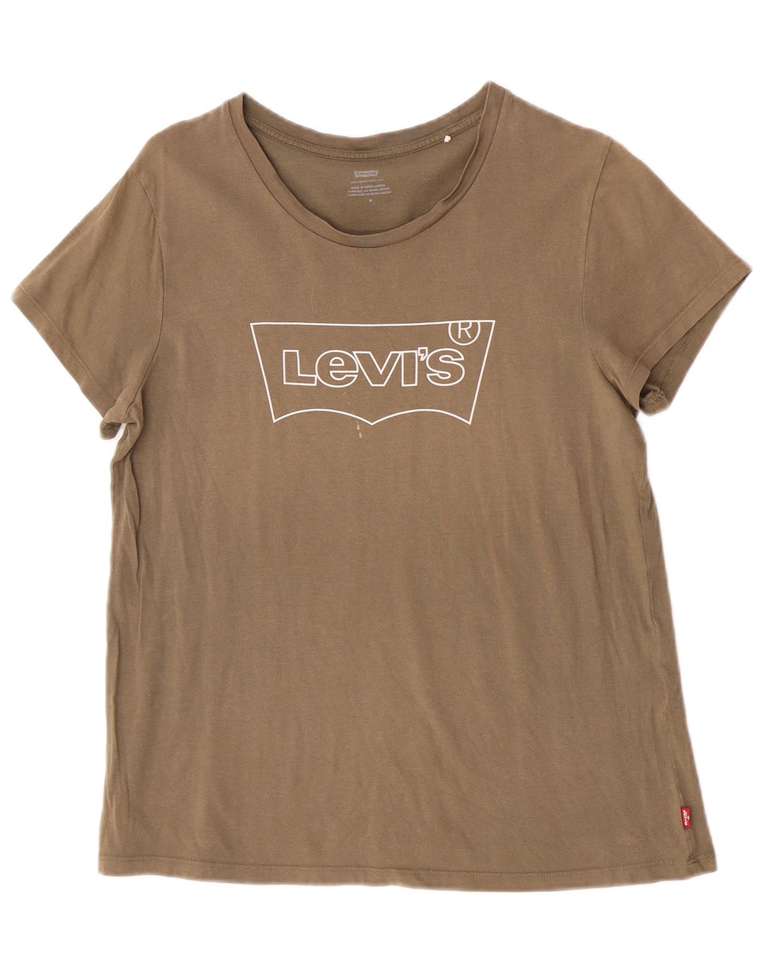 Levi's ženska majica kratkih rukava s grafičkim motivima UK 14 srednje boje kaki
