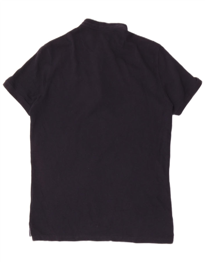 MASSIMO DUTTI Muška polo majica Srednje tamnoplavi pamuk