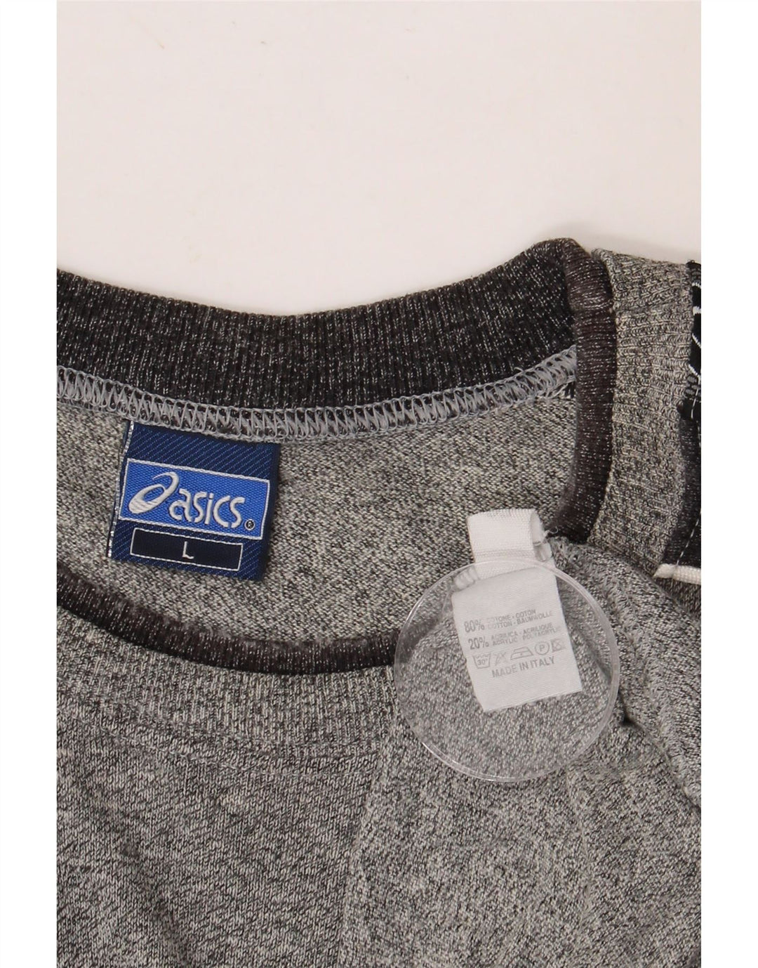 ASICS muška majica kratkih rukava s grafičkim motivima, veliki sivi pamuk u blokovima boja