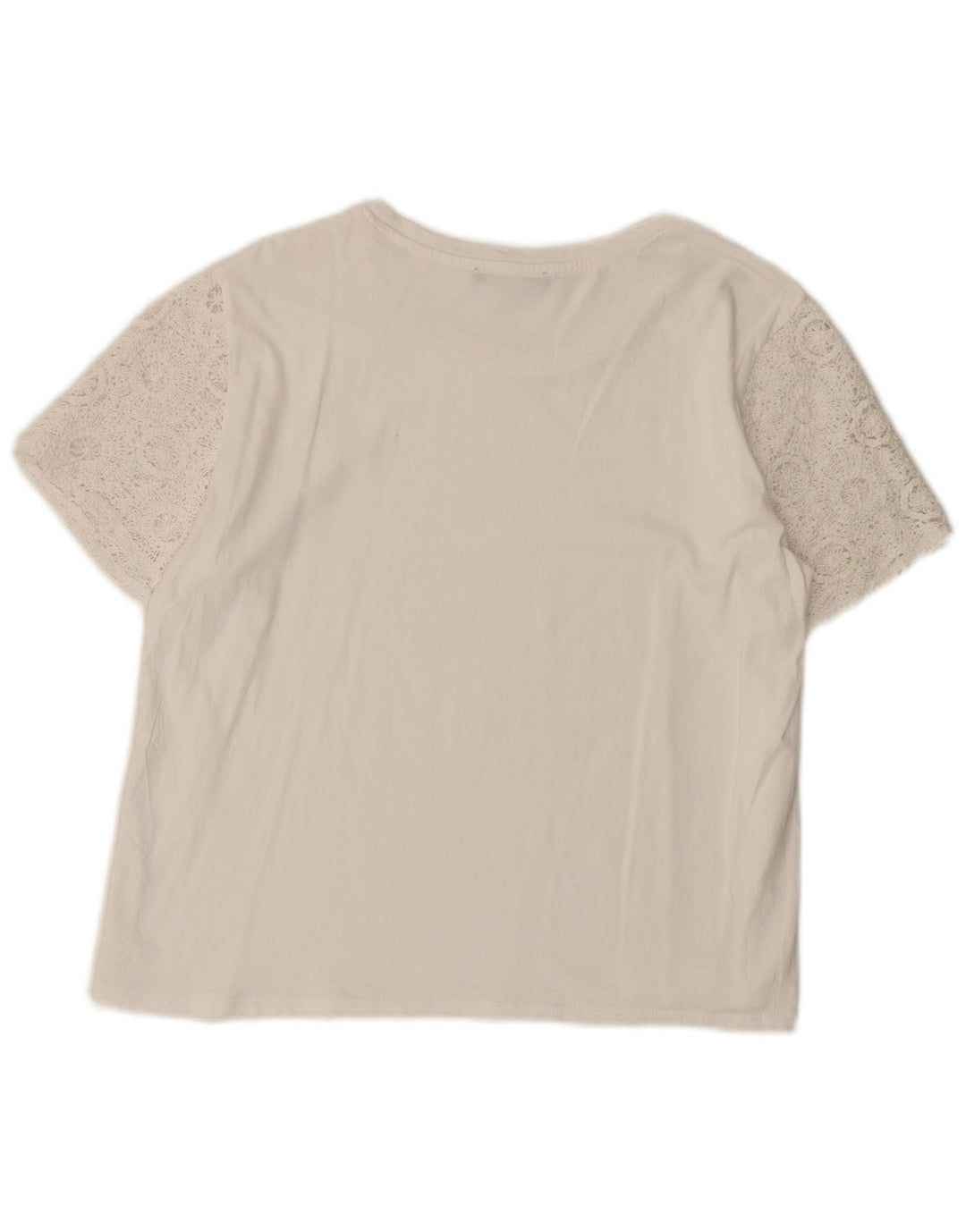 Zara ženska majica kratkih rukava UK 14 Large White Floral