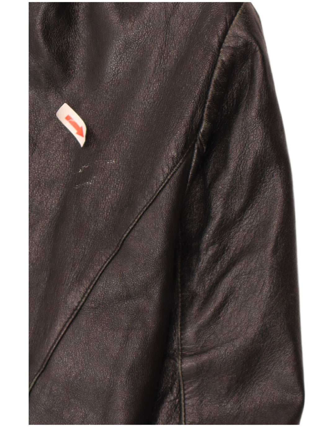 Vintage ženska kožna jakna IT 52 2XL crna koža