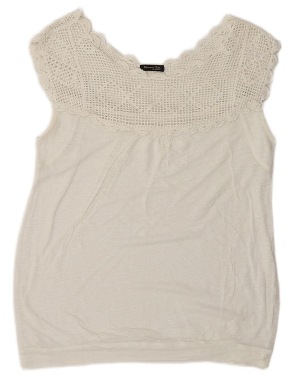 Massimo Dutti Ženska majica bez rukava UK 16 Large White