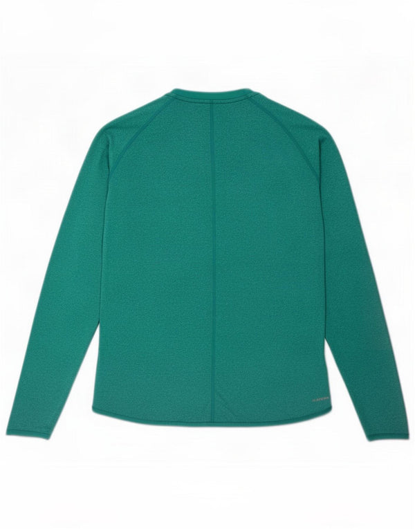 Reebok Ženska majica dugih rukava UK 14 Large Green Polyester
