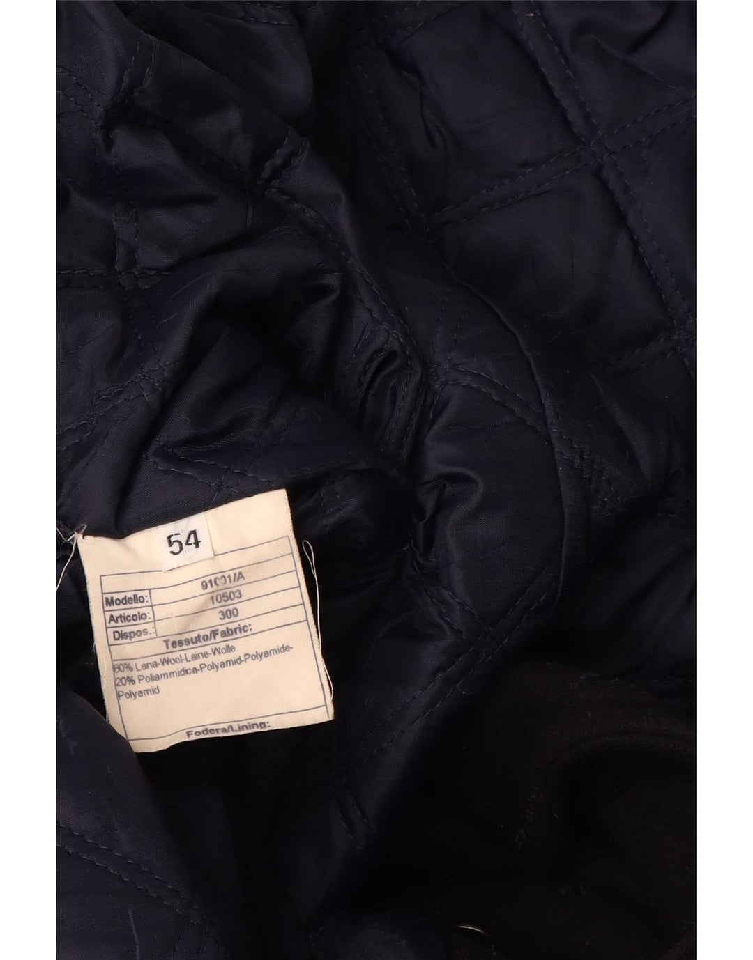 Marina Yachting muški graškasti kaput IT 54 2XL tamnoplava vuna