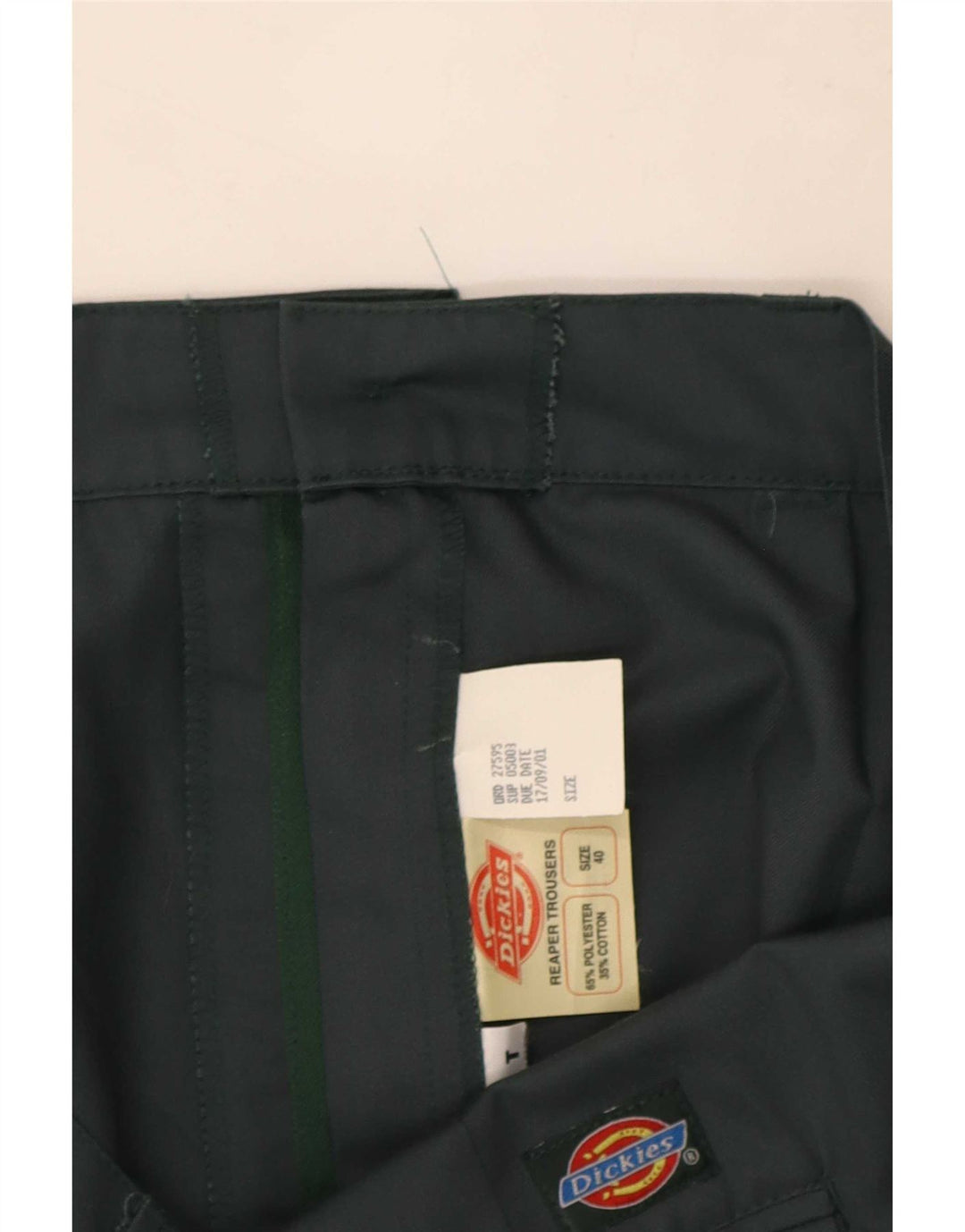 Dickies muške ravne chino hlače W40 L30 zeleni poliester