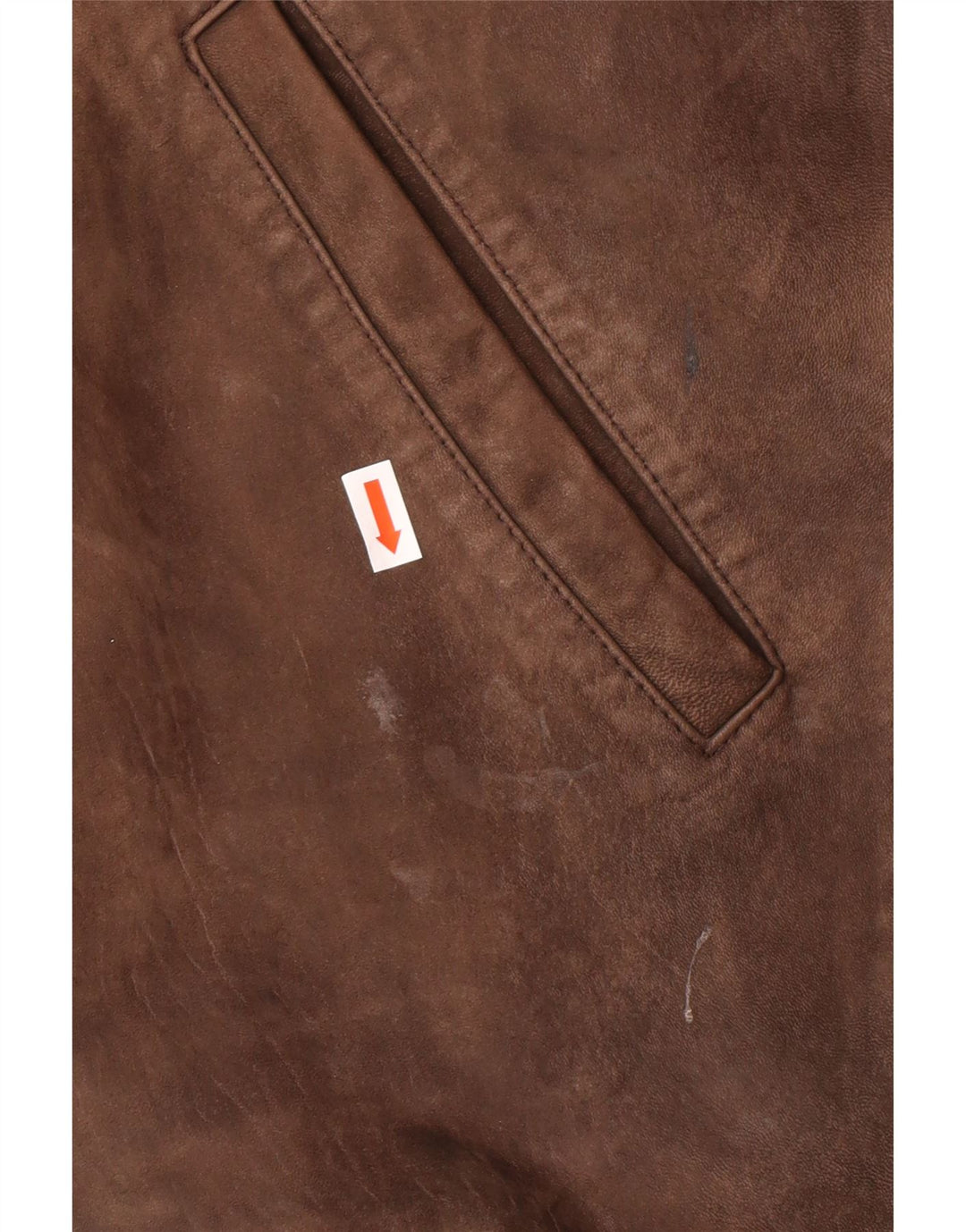 Vintage muška kožna jakna UK 42 XL smeđa koža