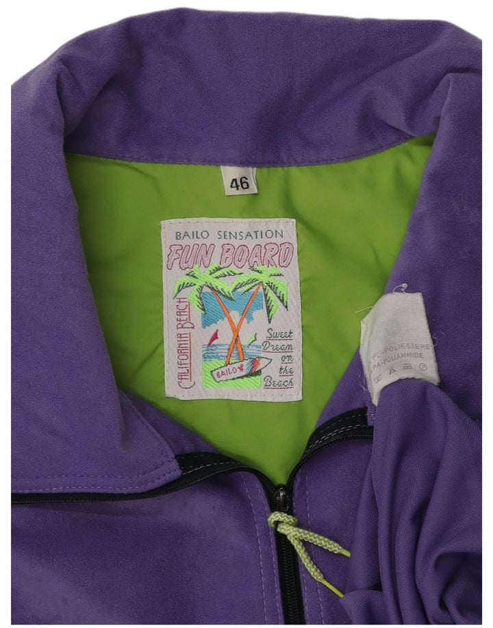 Bailo Ženski grafički pulover Trenirka Top EU 46 XL Purple Colourblock