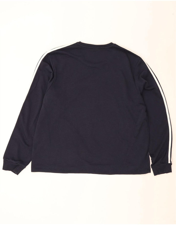Adidas muški džemper 2XL tamnoplavi pamuk