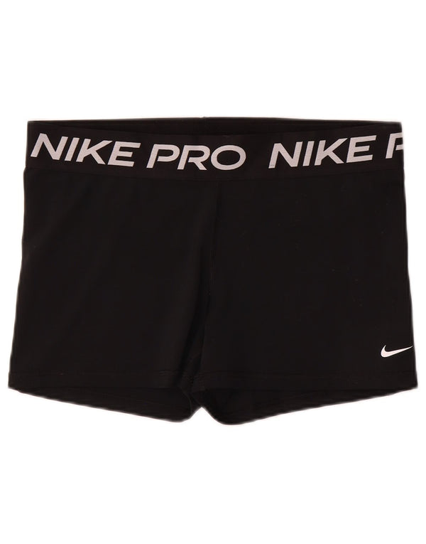 Nike ženske kratke sportske hlače Dri Fit Graphic UK 18 XL crni poliester