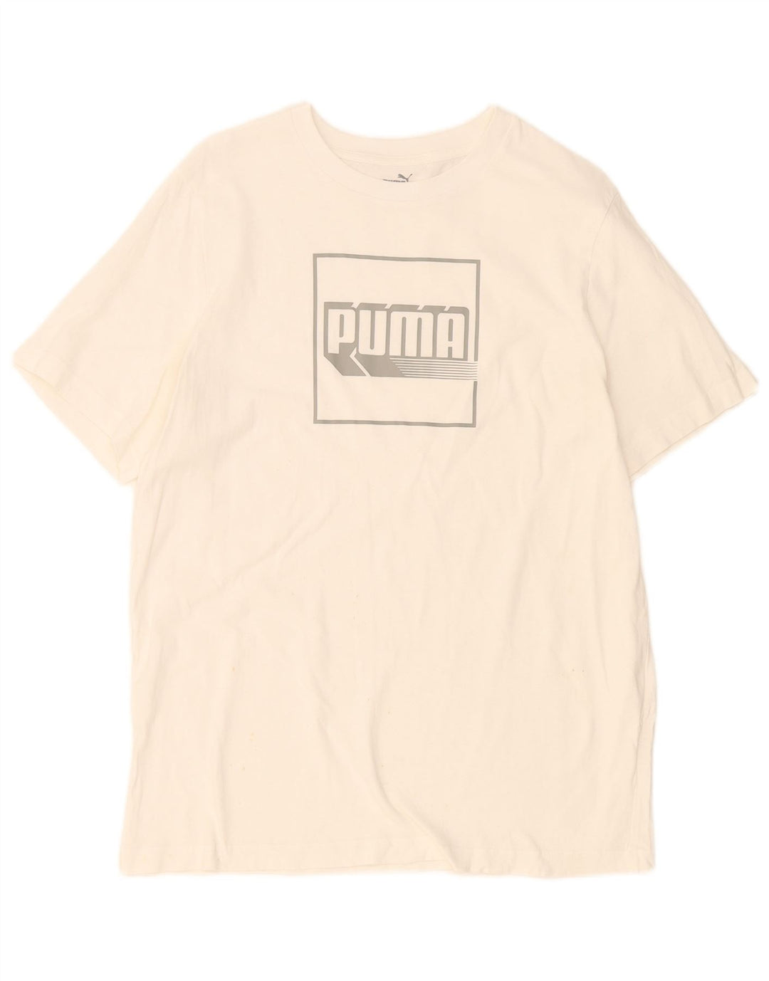 Puma muška velika bijela majica s grafičkim motivima