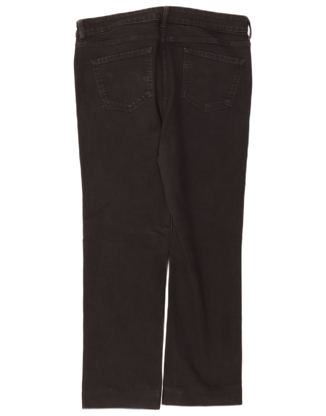 Marks & Spencer ženske traperice Eva Regular Bootcut UK 18 XL W36 L27 Crne
