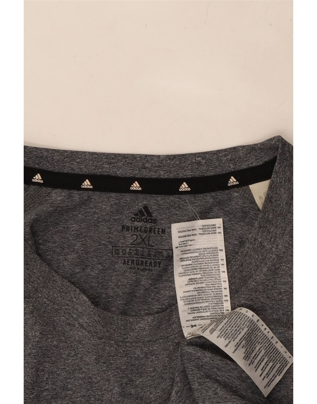 ADIDAS muška Aeroready majica kratkih rukava 2XL sivi poliester