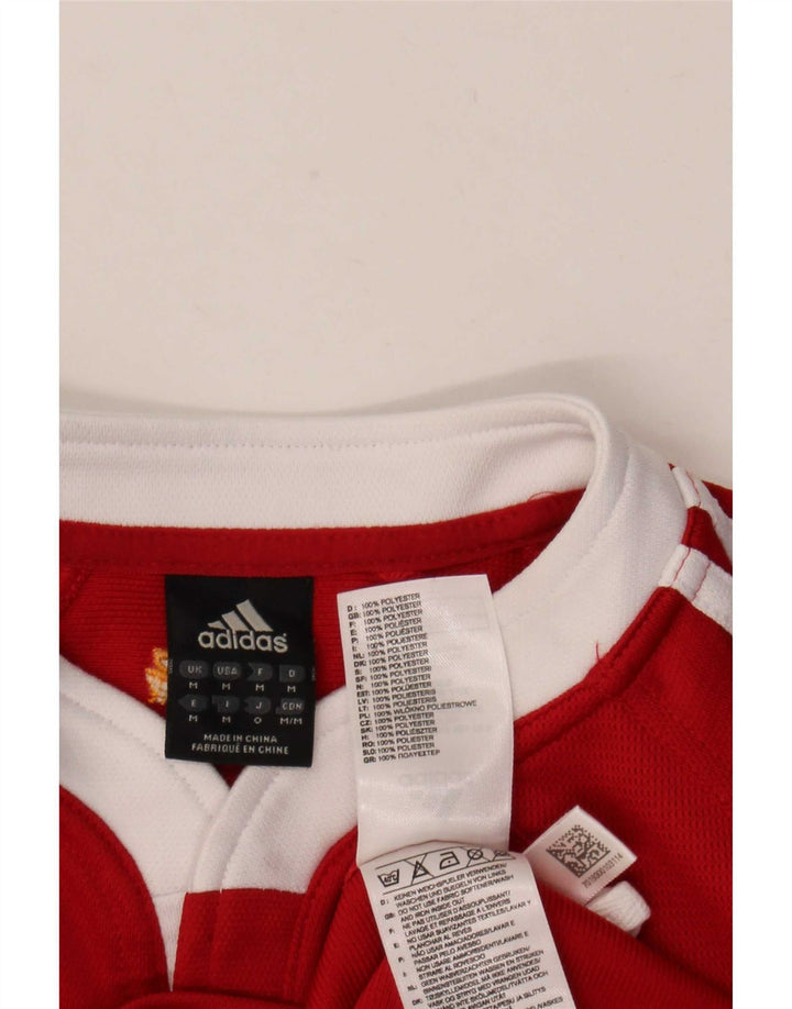 Muška majica kratkih rukava Adidas Zurich Graphic T-Shirt srednje crvene boje od poliestera