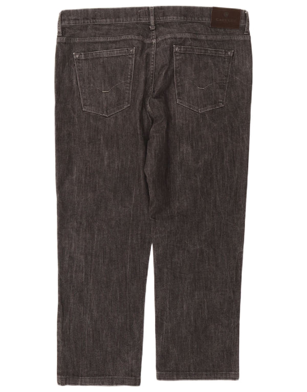 CASUCCI Mens Straight Jeans IT 58 4XL W40 L27 Grey Cotton