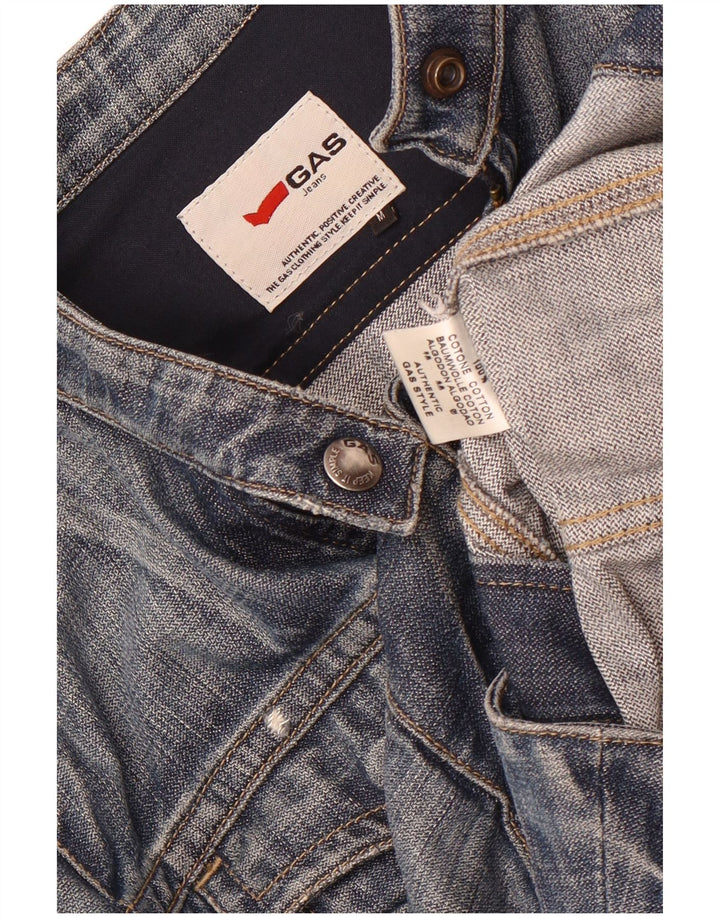 Gas Ženska crop traper jakna UK 12 Srednje plavi pamuk