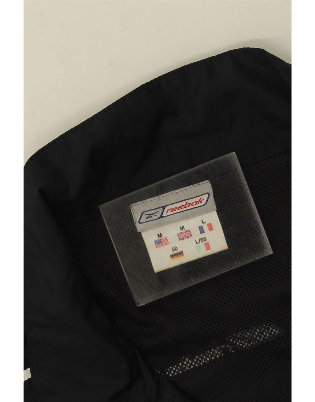 Reebok muška trenirka široka jakna srednje crne boje