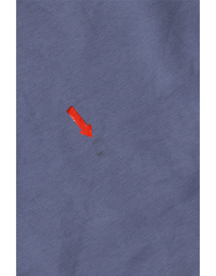 Zara ženska majica s kratkim rukavima UK 14 srednje plavi poliester