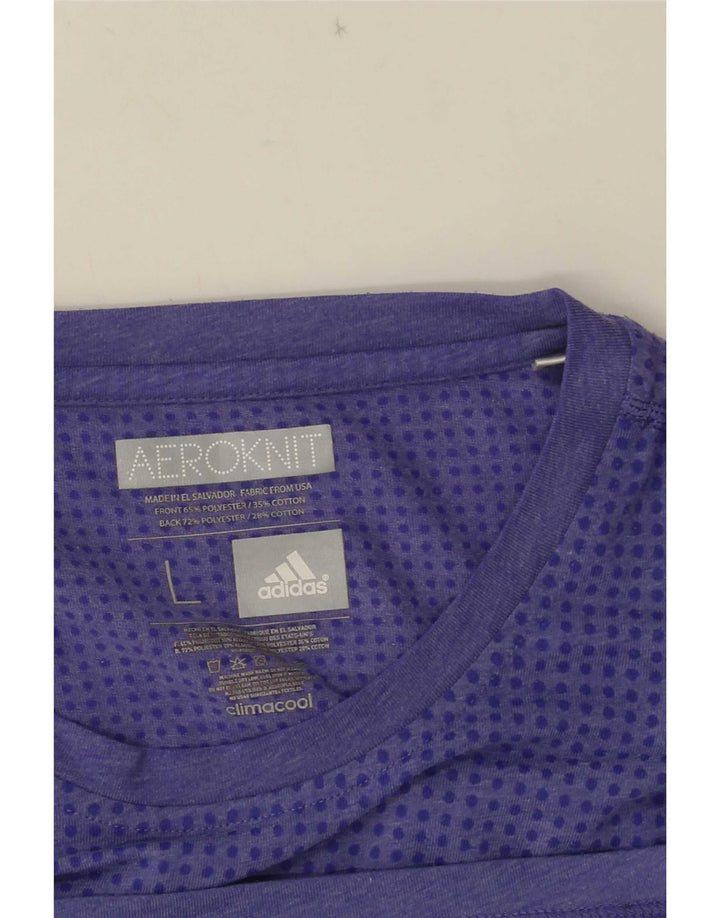 Adidas muška Climacool majica kratkih rukava velika ljubičasta poliester