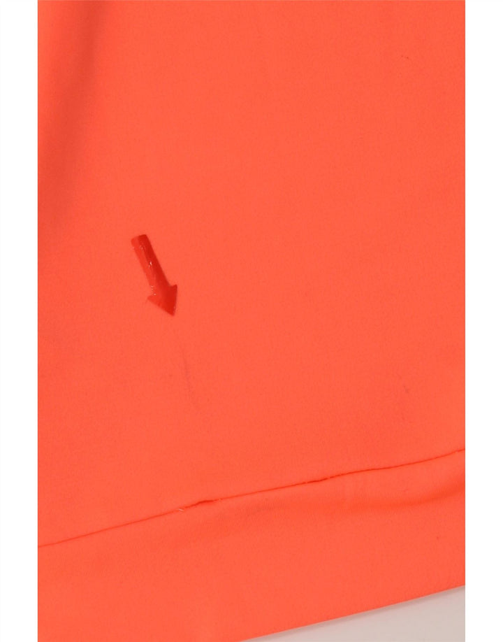 Nike Ženska Dri Fit Graphic Pulover Trenirka Top UK 10 Small Orange