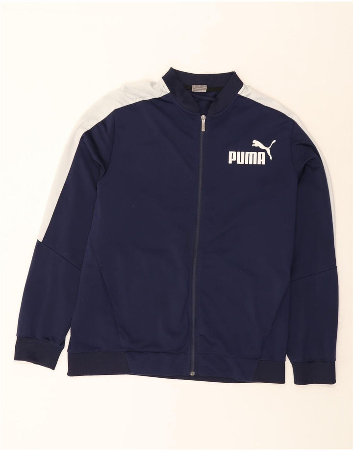 Puma muška trenirka Graphic Gornja jakna XL tamnoplava boja