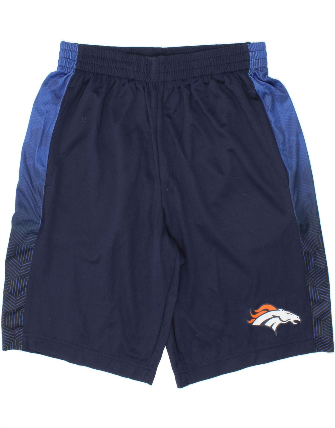 NFL Boys Sport Shorts 14-15 Years Navy Blue Colourblock Polyester Vintage NFL and Second-Hand NFL from Messina Hembry 